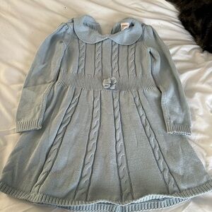 Gymboree Light Blue Cable Knit Dress
